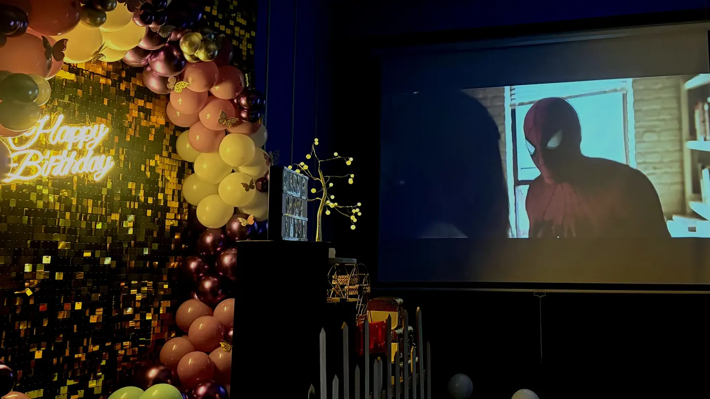 Grow To Be celebration setup at Rock Cine Celebration