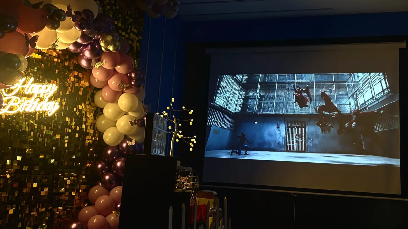 Rock Cine Celebration private theatre setup 7